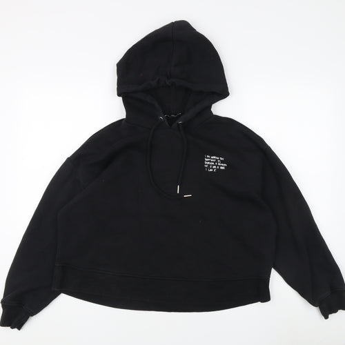 Zara Black Women's Pullover Hoodie M