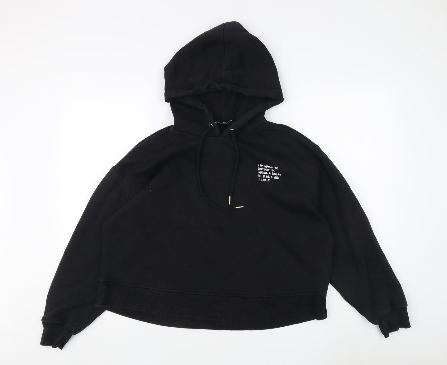 Zara Black Women's Pullover Hoodie M