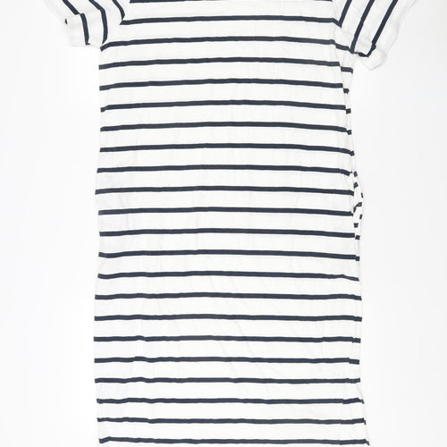 Marks and Spencer Women's Striped T-Shirt Dress Size 12