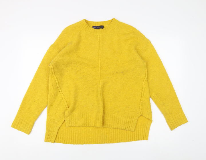 Marks and Spencer Women's Yellow Pullover Jumper M