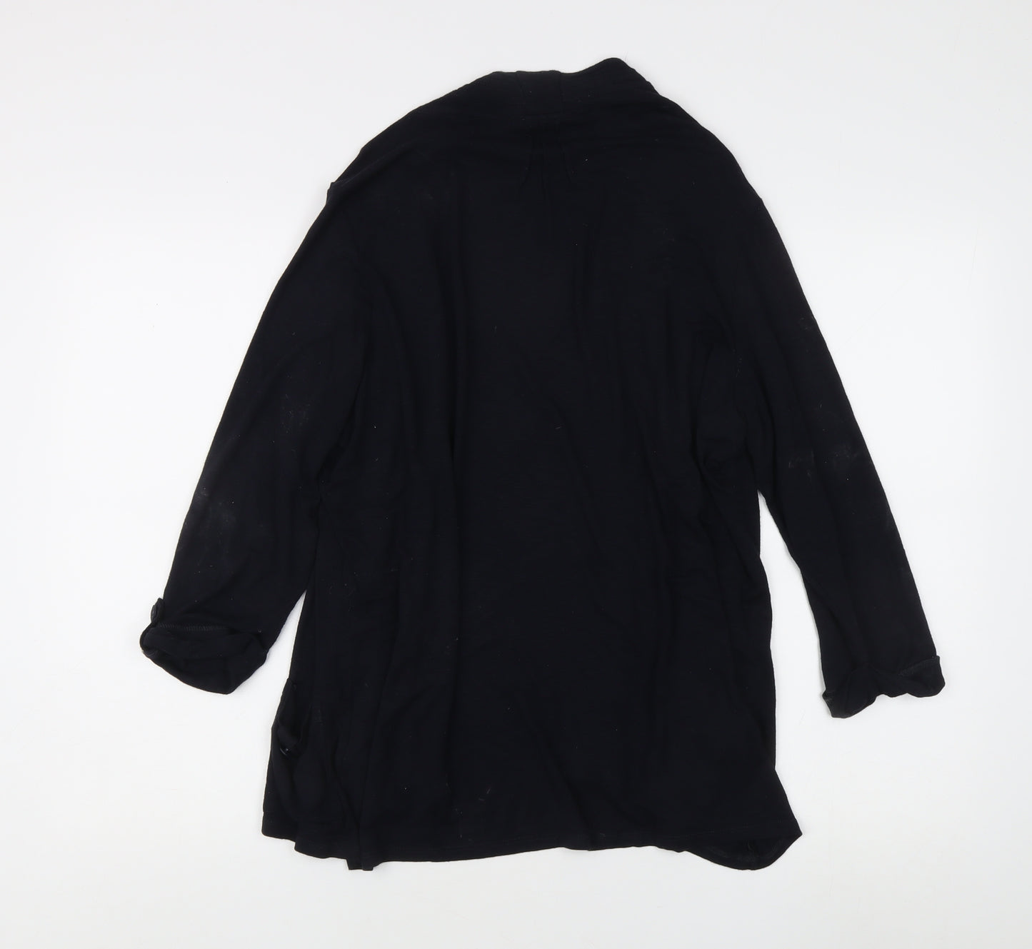 Marks and Spencer Women's Black Open Front Cardigan Size 18