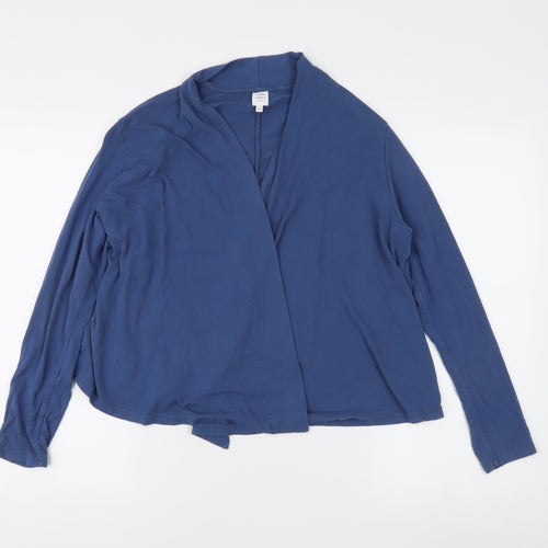 John Lewis Women's Blue Open Front Cardigan Size 12