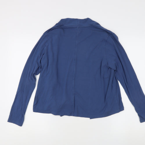 John Lewis Women's Blue Open Front Cardigan Size 12