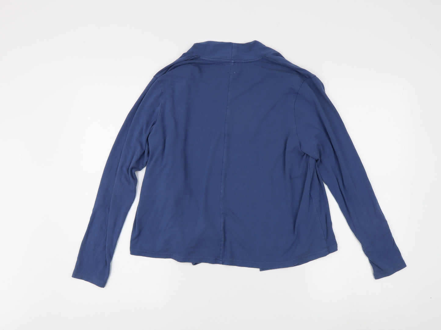 John Lewis Women's Blue Open Front Cardigan Size 12