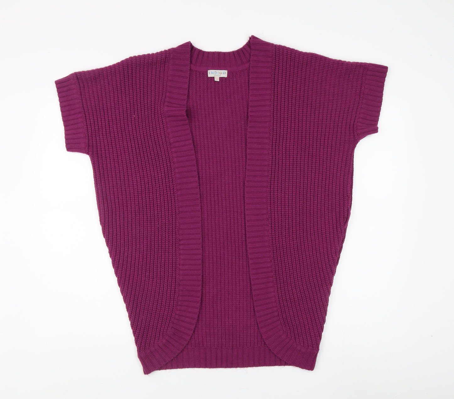Marks and Spencer Girls Purple Cardigan 11-12 Years