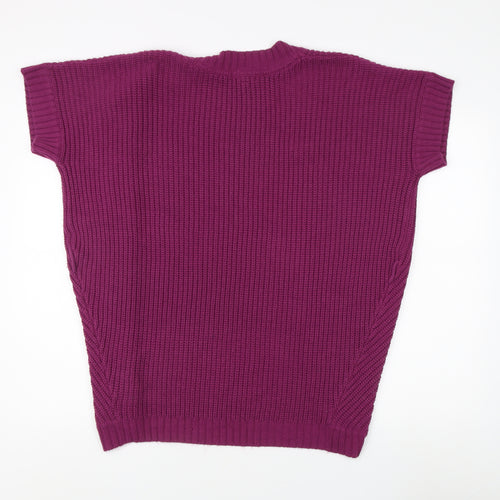 Marks and Spencer Girls Purple Cardigan 11-12 Years