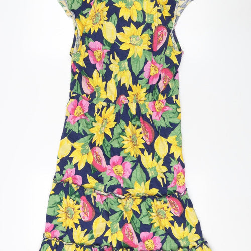 Monsoon Women's Floral Cap Sleeve Dress M