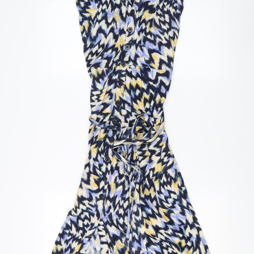 Monsoon Women's Multicoloured Collared XL Dress