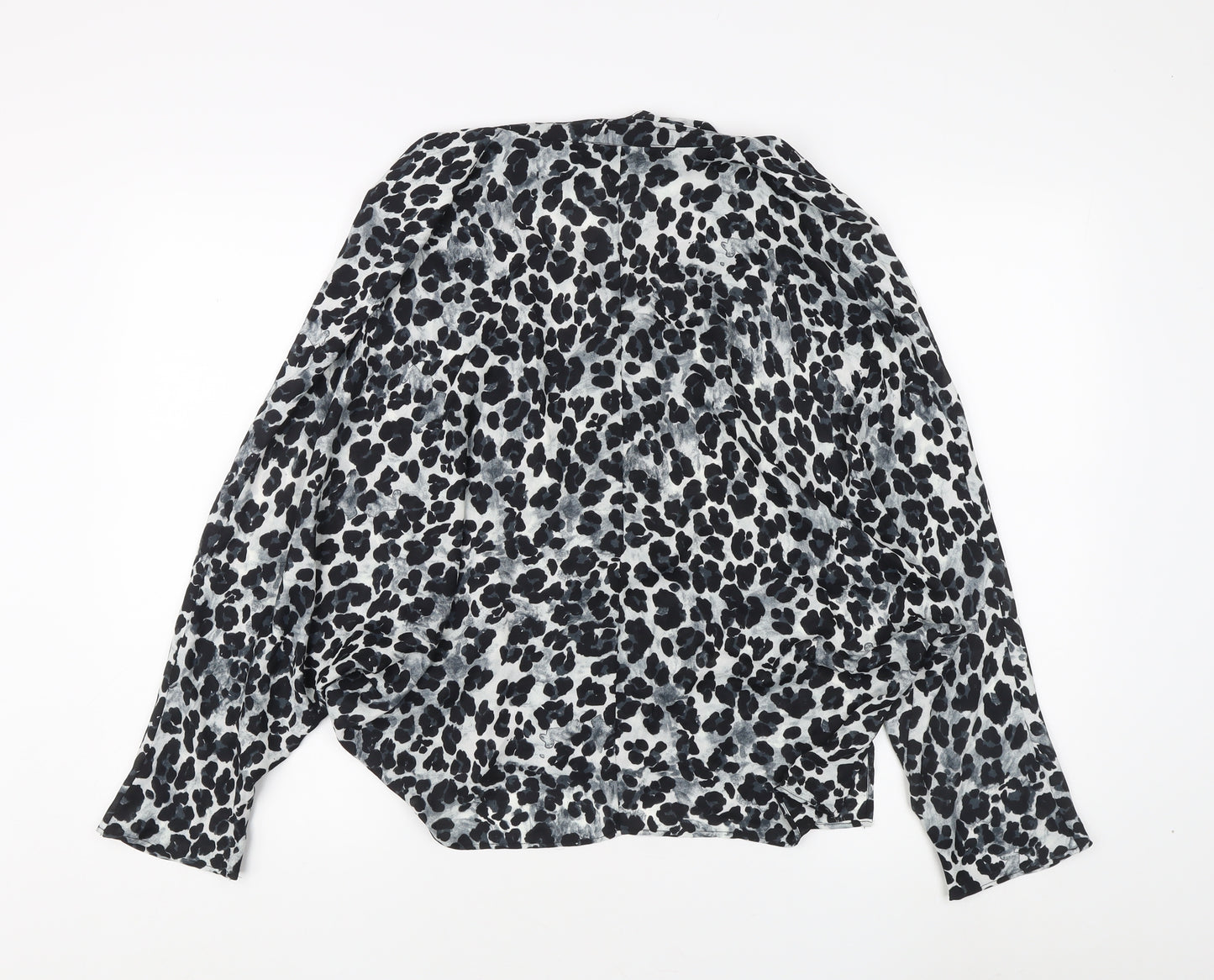 Zara Women's Multicoloured Animal Print Blouse M