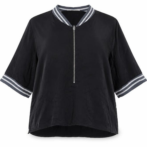Yaya Women Black Blouse, Size 14, Relaxed Casual