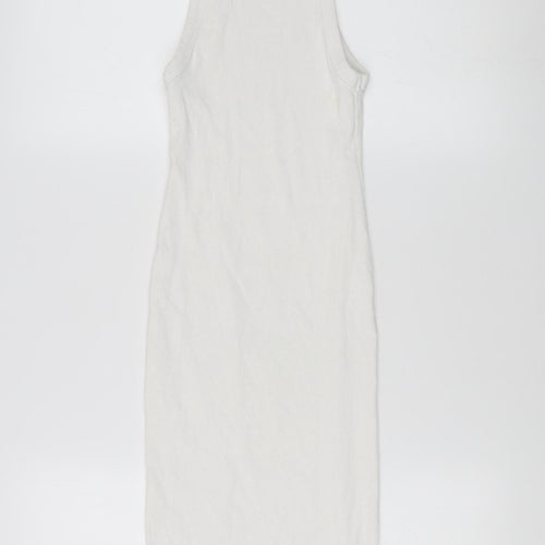 Zara Women’s White Tank Dress Size 8