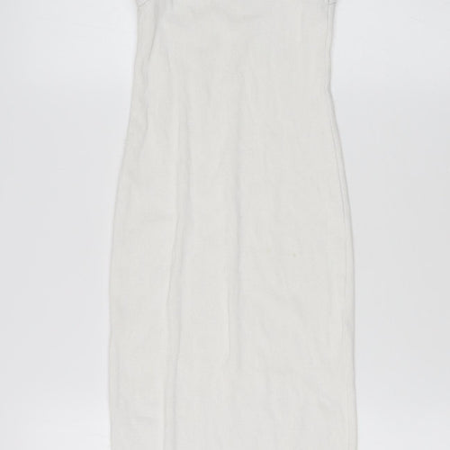 Zara Women’s White Tank Dress Size 8