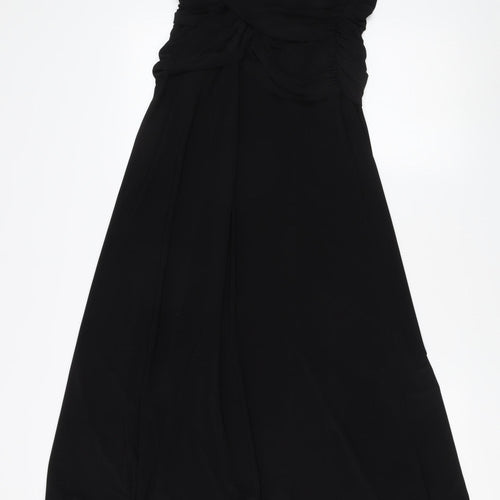 Anne Smith Black Sleeveless Dress Women Size 12