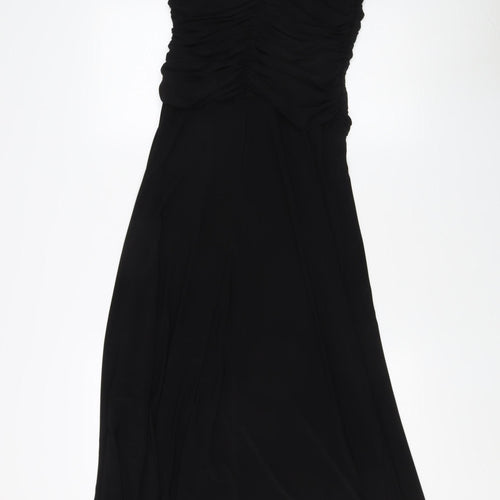 Anne Smith Black Sleeveless Dress Women Size 12