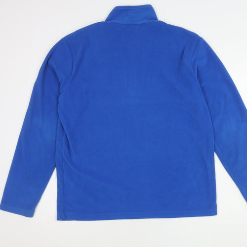 Regatta Men's Blue Fleece 1/4 Zip Sweatshirt L