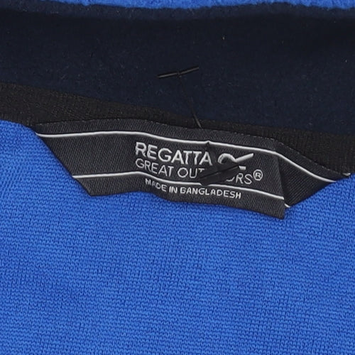 Regatta Men's Blue Fleece 1/4 Zip Sweatshirt L