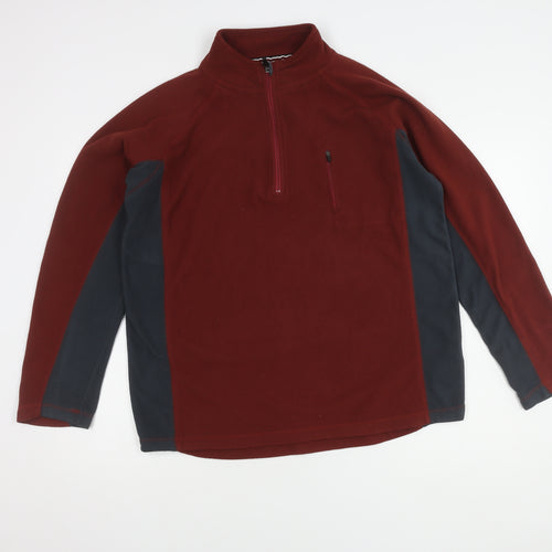 Peter Storm Men's Red Fleece Pullover, Size M