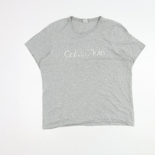 Calvin Klein Women's Grey M Basic T-Shirt