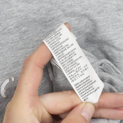 Calvin Klein Women's Grey M Basic T-Shirt
