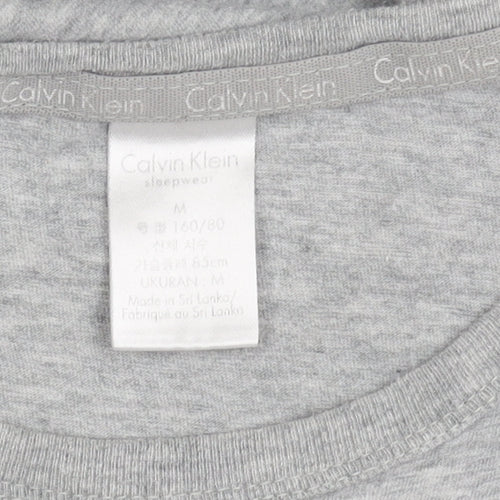 Calvin Klein Women's Grey M Basic T-Shirt