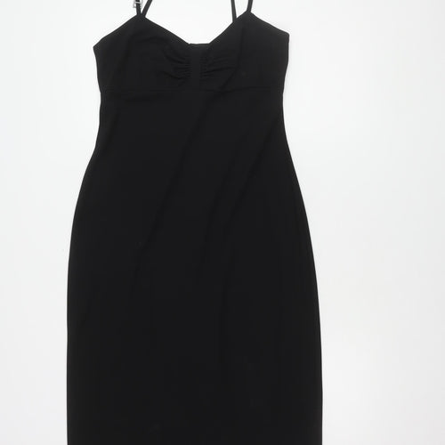 Long Tall Sally Women's Black Slip Dress Size 12