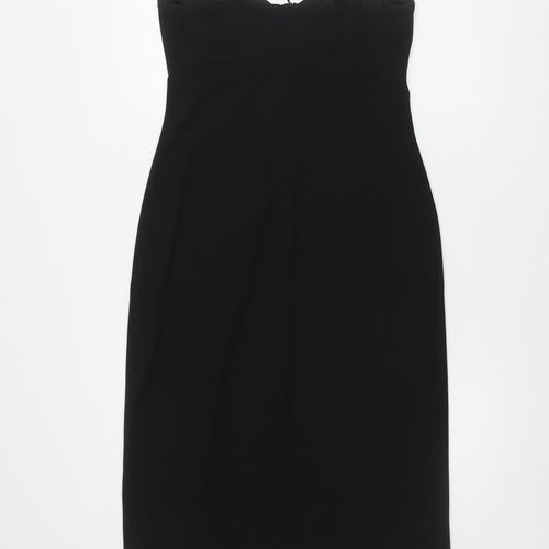 Long Tall Sally Women's Black Slip Dress Size 12