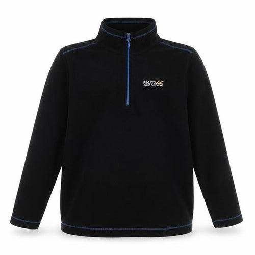 Regatta Boys Black Zip Sweatshirt 11 Years
