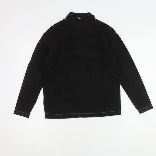 Regatta Boys Black Zip Sweatshirt 11 Years