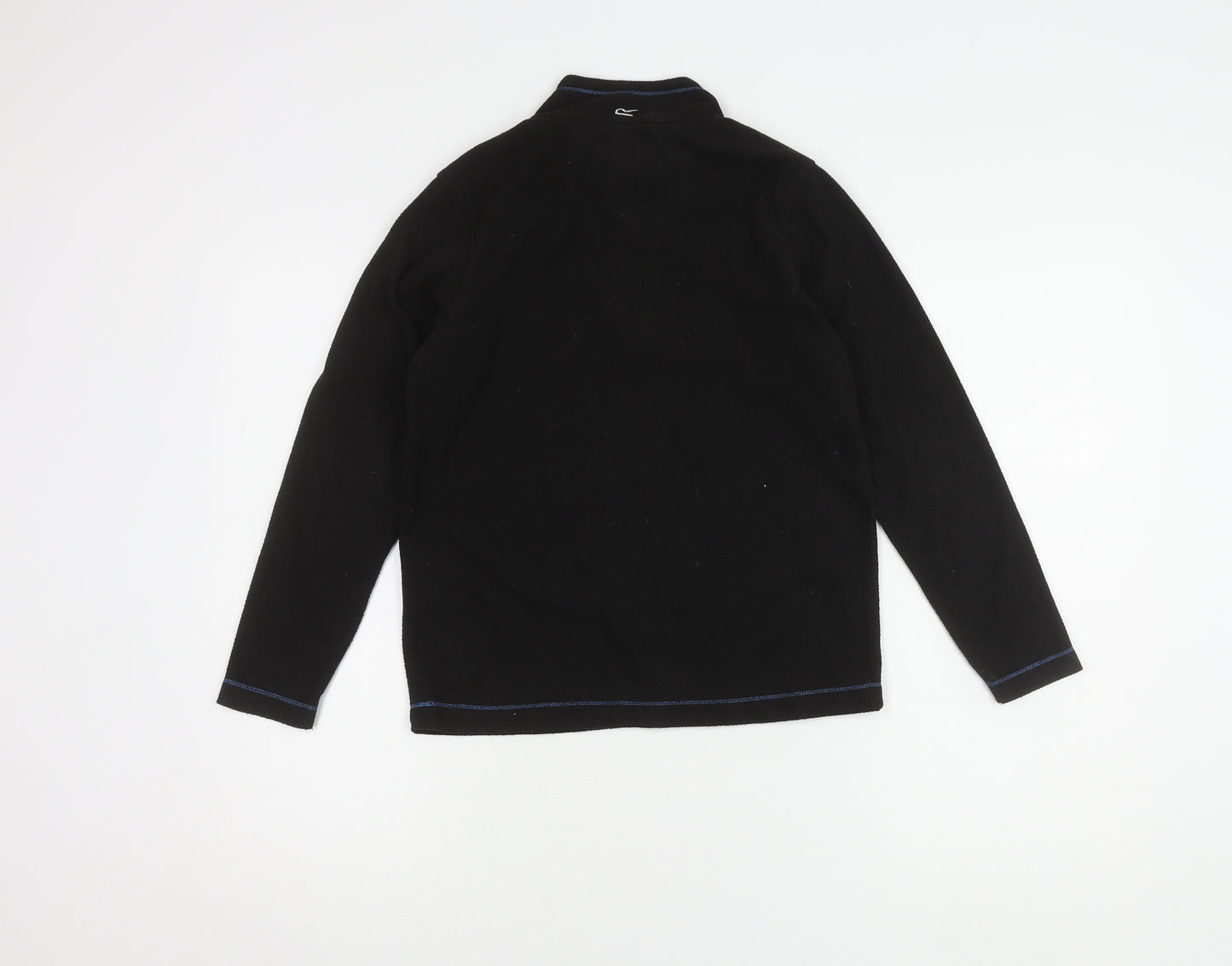 Regatta Boys Black Zip Sweatshirt 11 Years