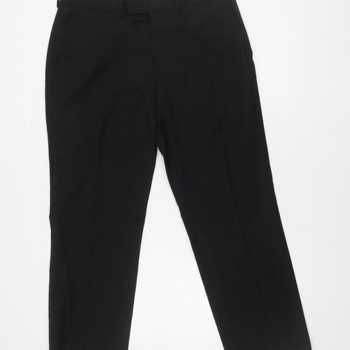 Moss 1851 Men's Black Dress Pants 32 Regular Fit