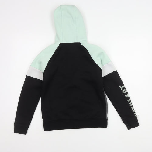 Everlast Boys' Black Colourblock Jacket 11-12Y Full Zip Hood