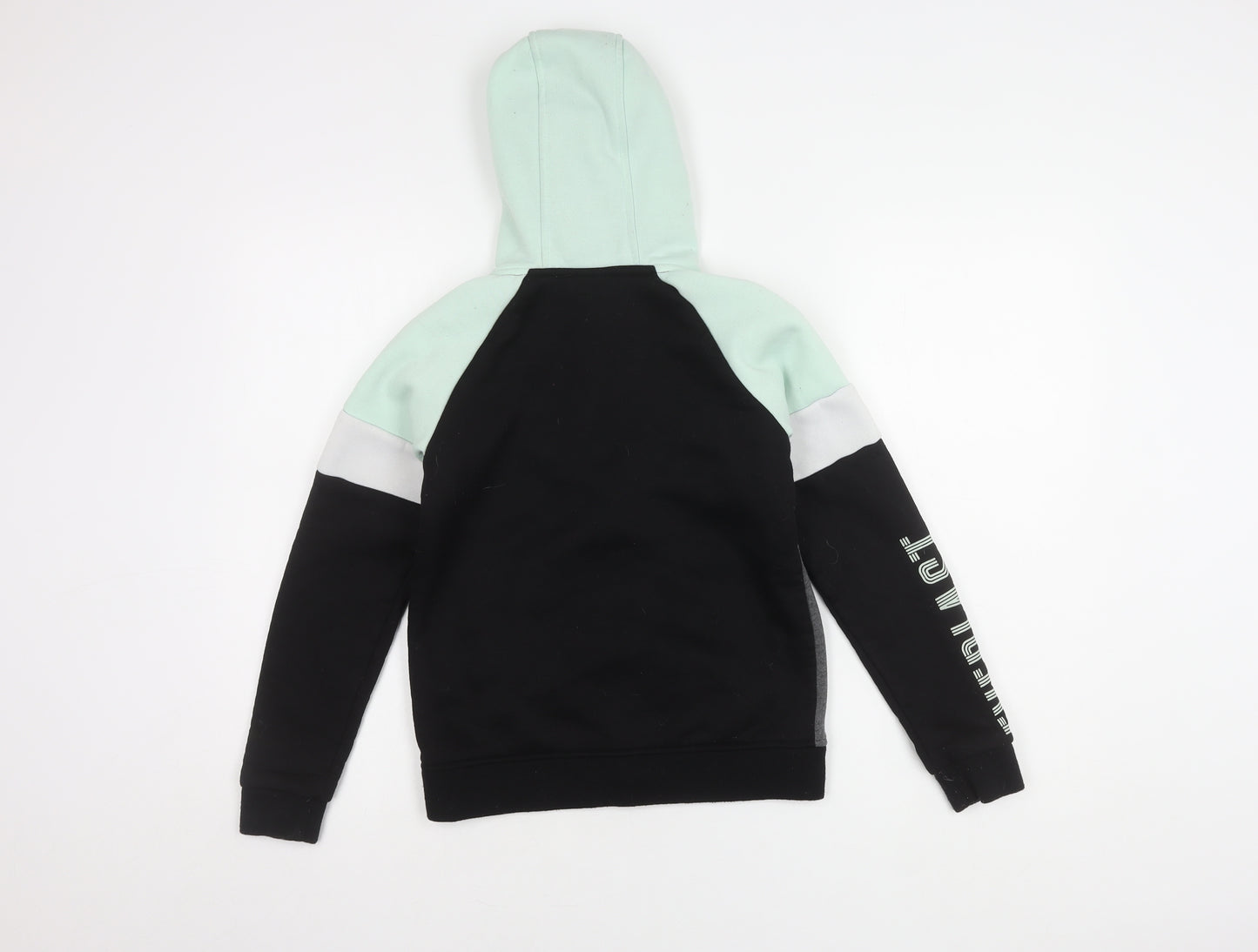 Everlast Boys' Black Colourblock Jacket 11-12Y Full Zip Hood