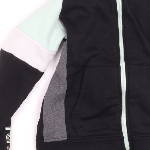 Everlast Boys' Black Colourblock Jacket 11-12Y Full Zip Hood