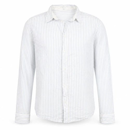 H&M Girls White Striped Button-Up Shirt 13-14 Years
