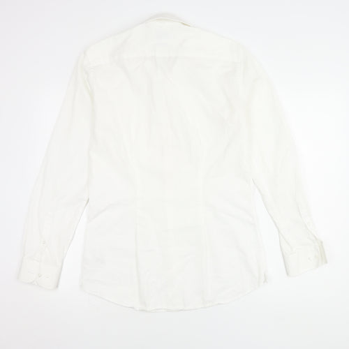 Next Men's White 15 Slim Fit Button-Up Shirt