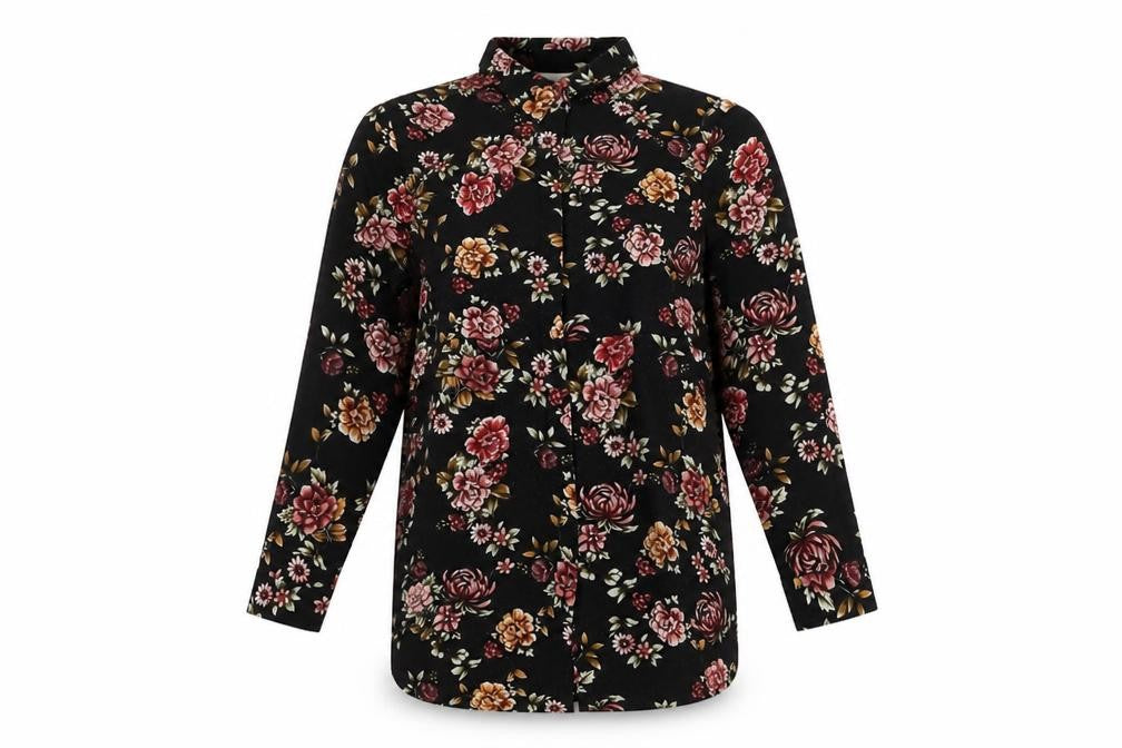 Front view of JoJo Maman Bébé Women's Multicoloured Floral Blouse M