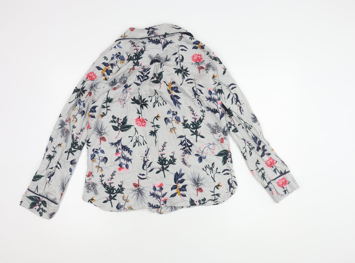 Joules Women's Multicoloured Floral Pyjama Top, S, Spring
