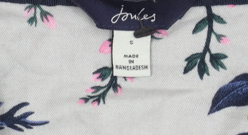 Joules Women's Multicoloured Floral Pyjama Top, S, Spring