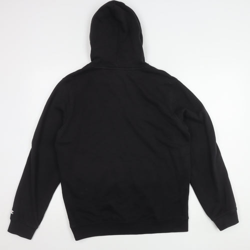 Champion Men's Black Pullover Hoodie M Logo