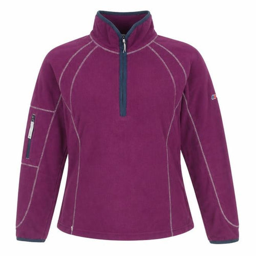 Berghaus Women's Purple Fleece Zip Jumper Size 12