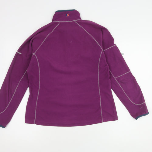 Berghaus Women's Purple Fleece Zip Jumper Size 12