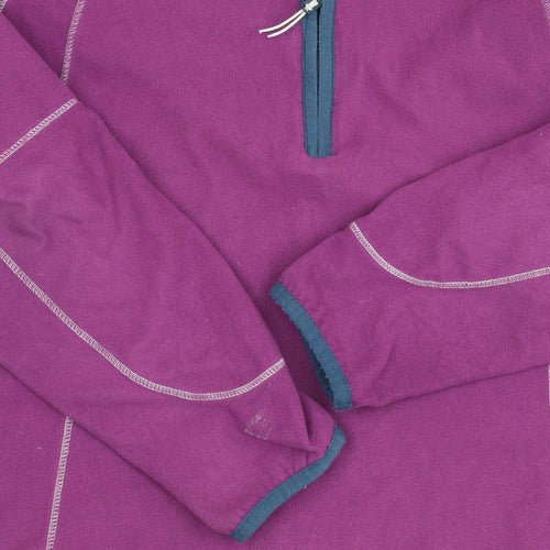 Berghaus Women's Purple Fleece Zip Jumper Size 12