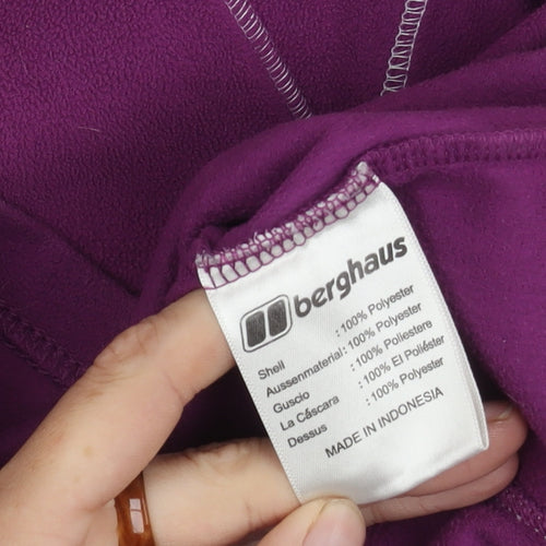 Berghaus Women's Purple Fleece Zip Jumper Size 12