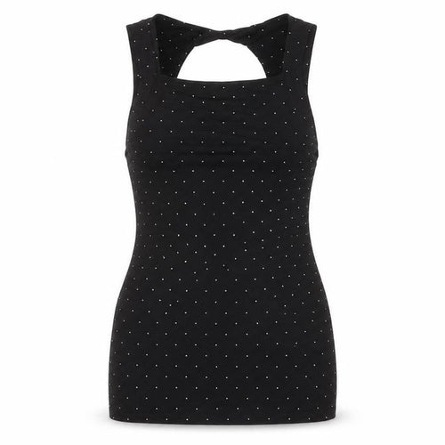 Banana Republic Women's Black Polka Dot Tank Top - Size S