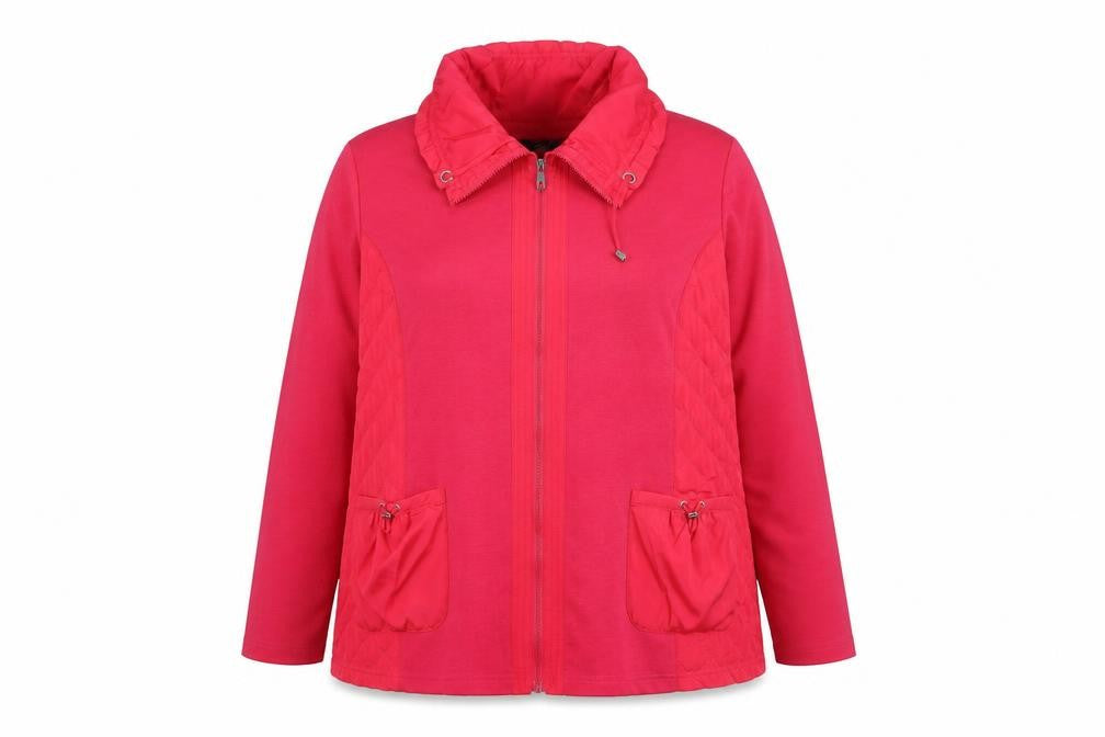 Front view of Honor Millburn Women's Pink XL Casual Jacket