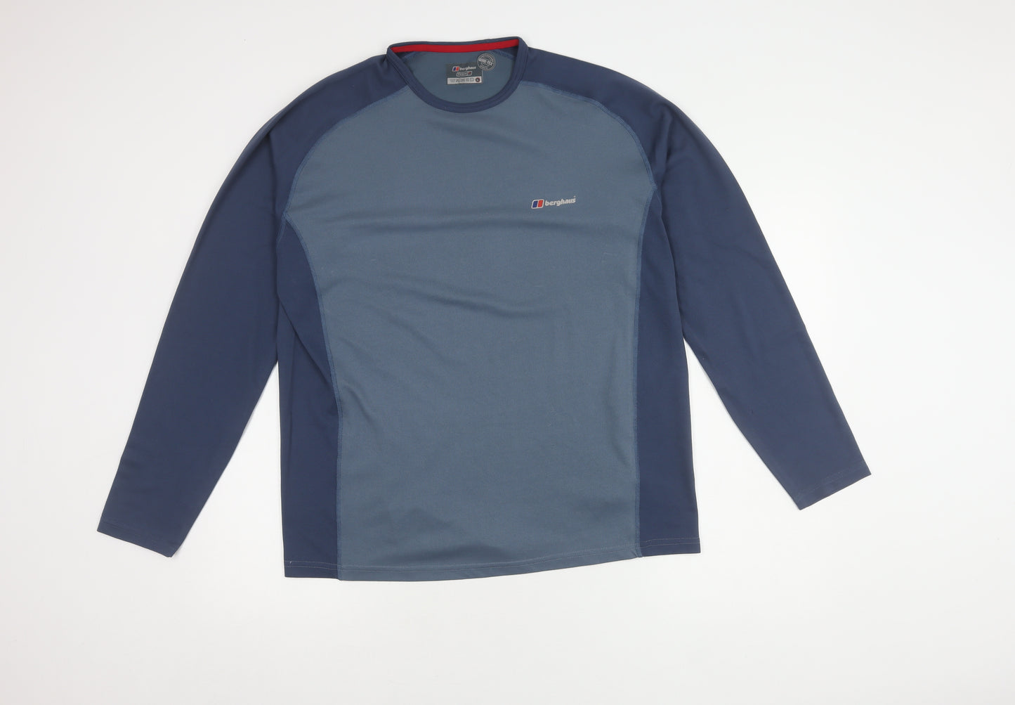 Berghaus Men's Blue Polyester Long Sleeve T-Shirt L