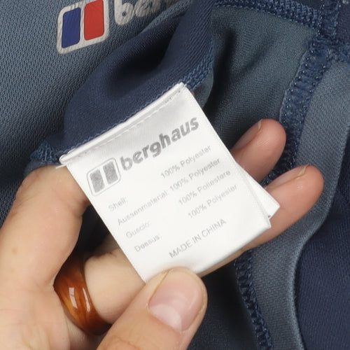 Berghaus Men's Blue Polyester Long Sleeve T-Shirt L