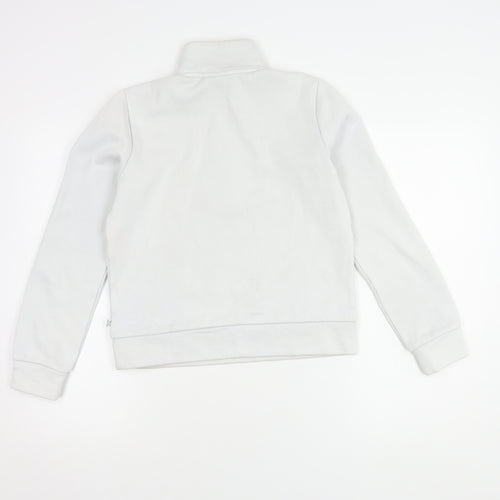 Puma Women's White Full Zip Hoodie XS