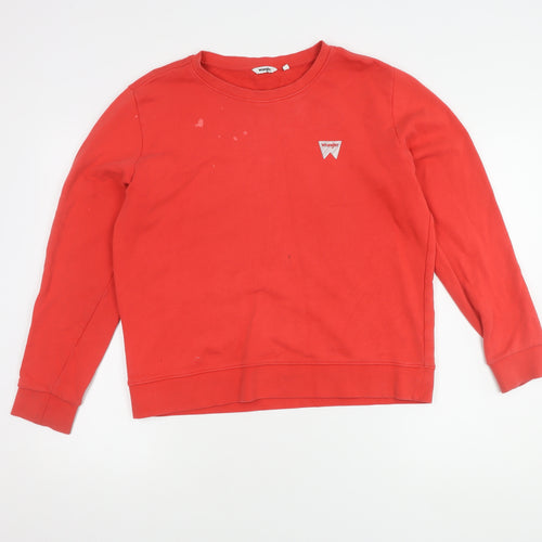 Wrangler Women's Red Pullover Sweatshirt M