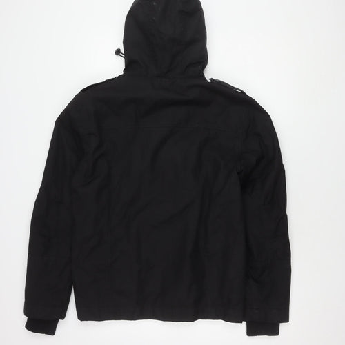 McKenzie Men's Black S Jacket Hooded Polyester Casual